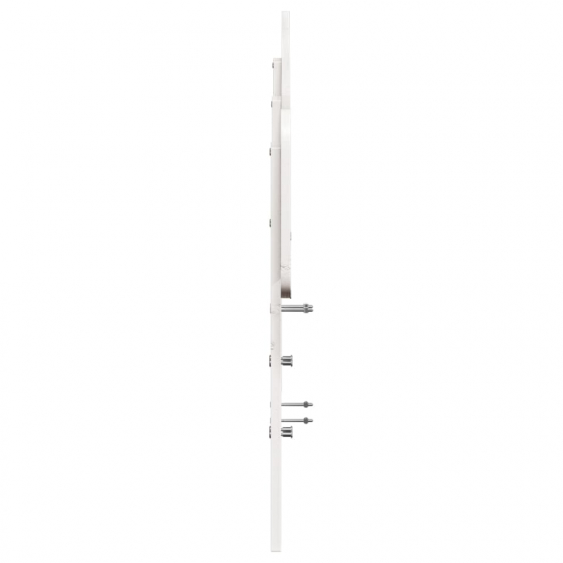 Kopfteil Weiß 140 cm Massivholz Kiefer