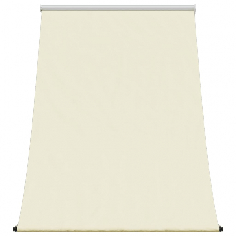 Markise Einziehbar Creme 150x150 cm Stoff und Stahl