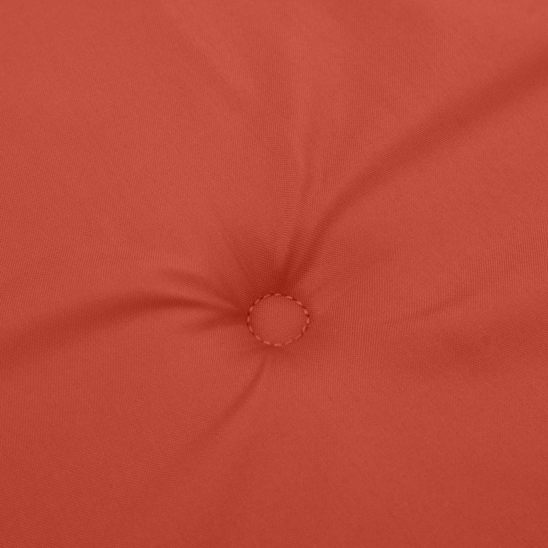 Niedriglehner-Auflagen 6 Stk. Melange Rot 100x50x4 cm Stoff