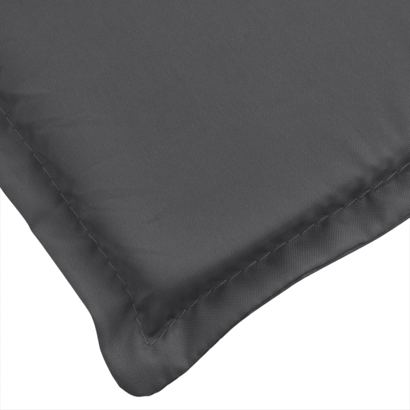 Gartenbank-Auflage Melange Anthrazit 180x50x7 cm Stoff