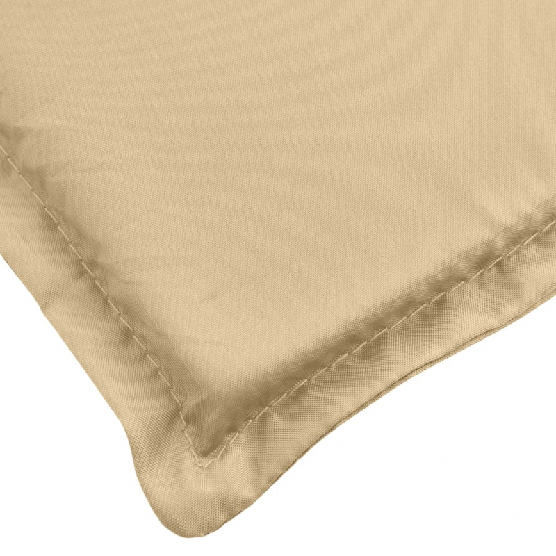 Gartenbank-Auflagen 2 Stk. Melange Beige 180x50x7 cm Stoff