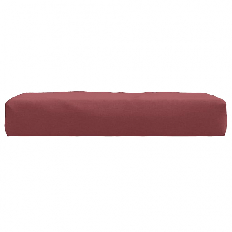 Palettenkissen Melange Weinrot 60x60x9,5 cm Stoff