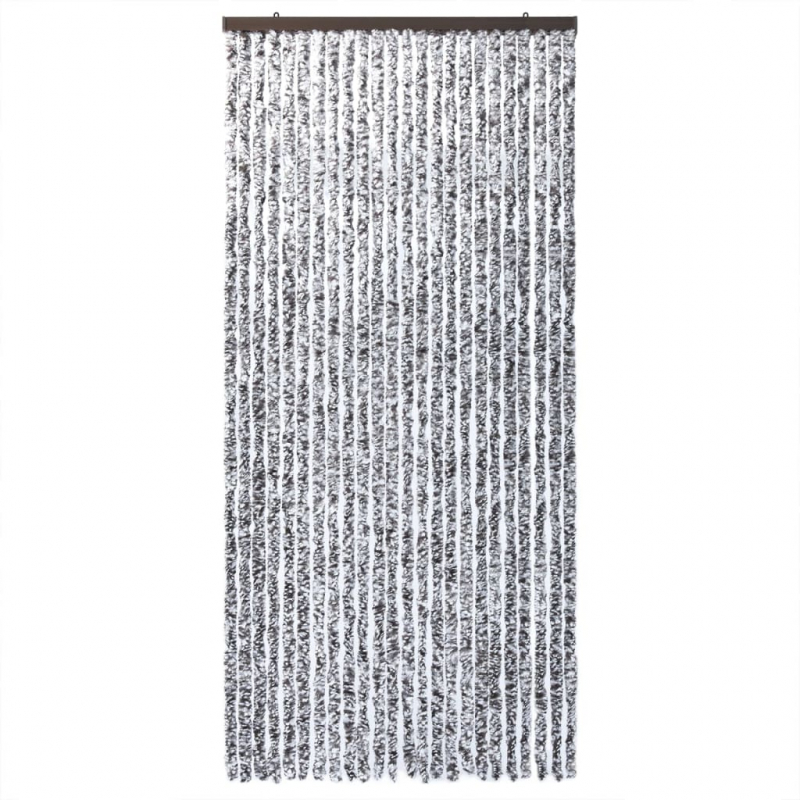 Fliegenvorhang Braun und Beige 100x230 cm Chenille