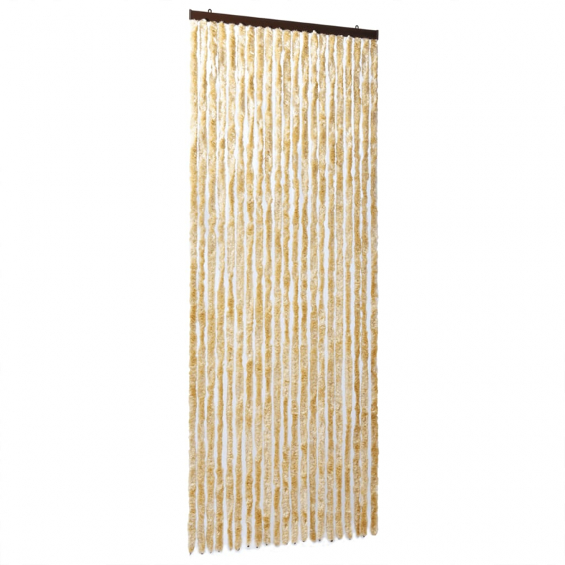 Fliegenvorhang Beige 100x230 cm Chenille