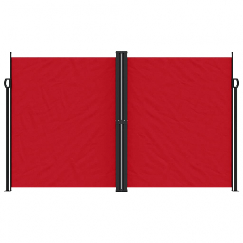 Seitenmarkise Ausziehbar Rot 200x600 cm