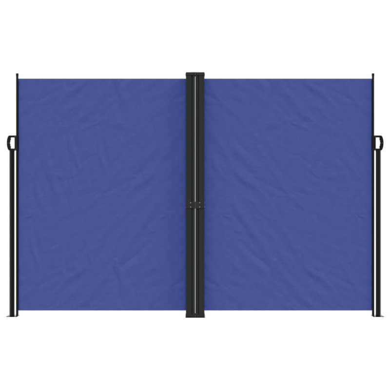 Seitenmarkise Ausziehbar Blau 220x600 cm