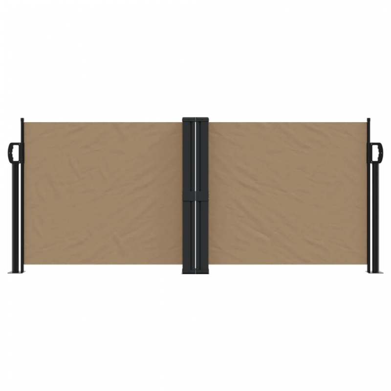 Seitenmarkise Ausziehbar Taupe 100x1000 cm