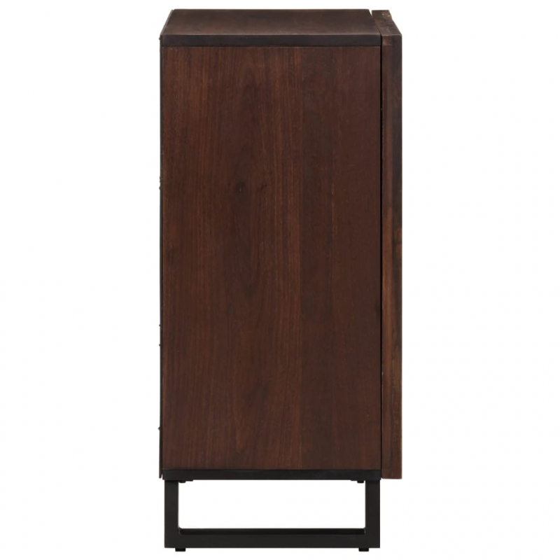 Sideboard Braun 60x34x75 cm Massivholz Mango