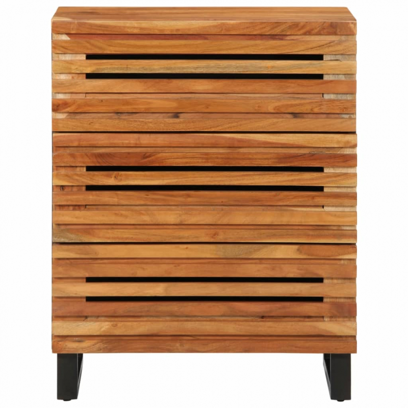 Sideboard 60x34x75 cm Massivholz Akazie