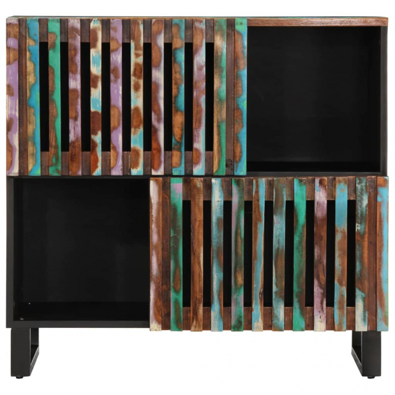 Sideboard 80x34x75 cm Massivholz Akazie