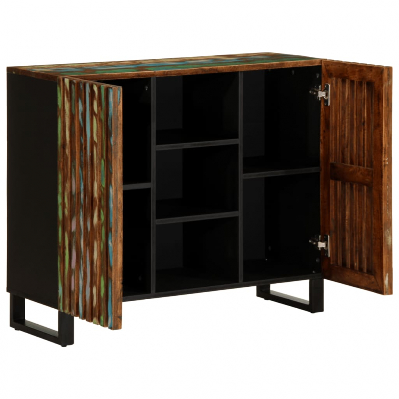 Sideboard 90x34x75 cm Massivholz Akazie