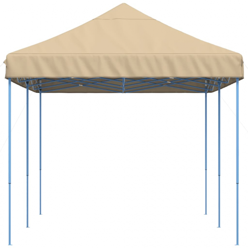 Partyzelt Faltbar Pop-Up Beige 580x292x315 cm