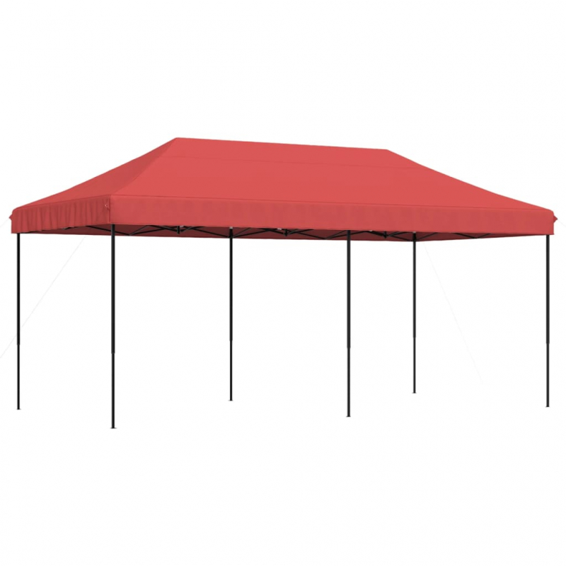 Partyzelt Faltbar Pop-Up Burgunderrot 580x292x315 cm