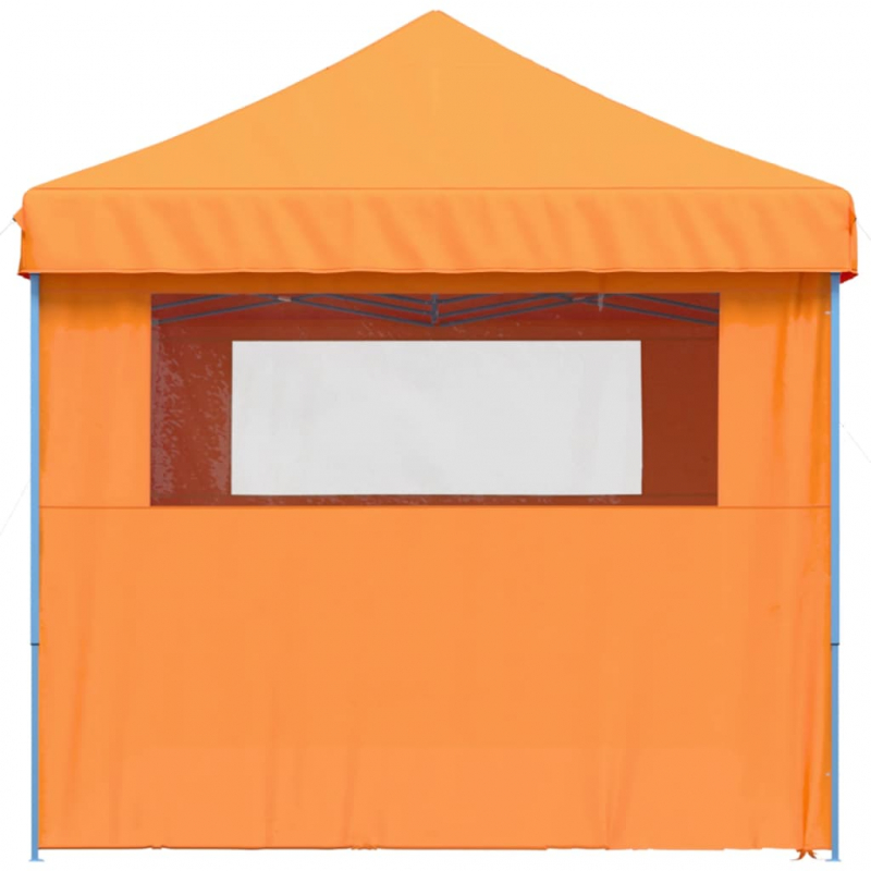 Partyzelt Faltbar Pop-Up mit 4 Seitenteilen Orange