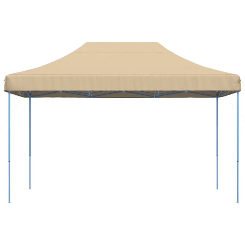 Partyzelt Faltbar Pop-Up Beige 440x292x315 cm