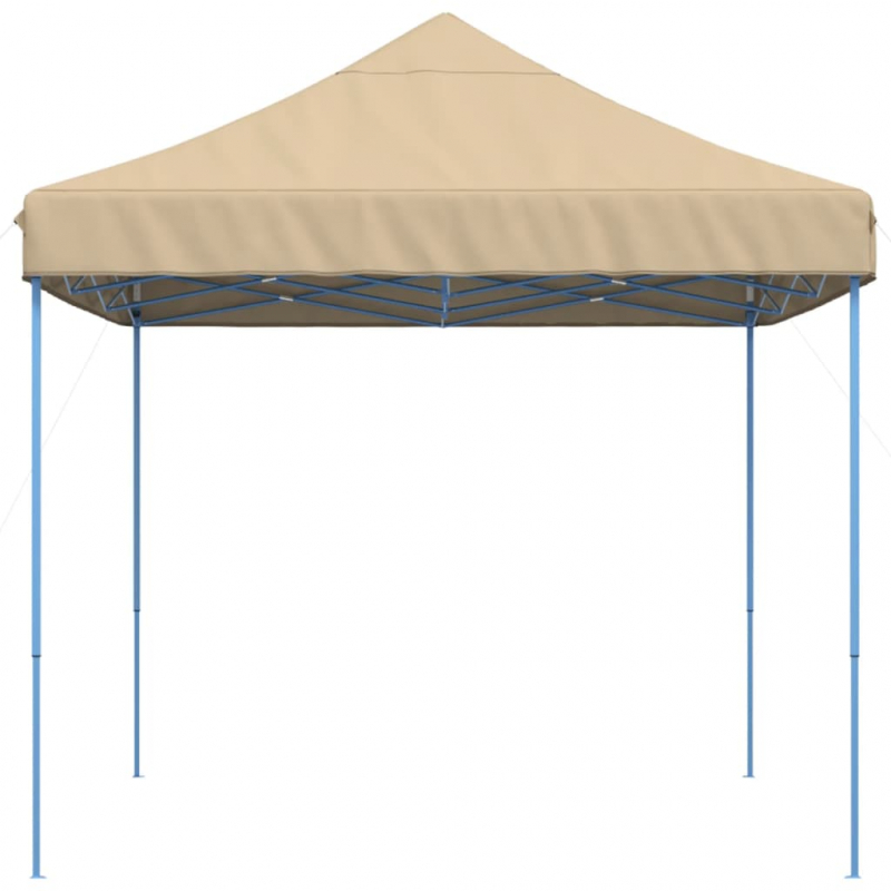 Partyzelt Faltbar Pop-Up Beige 410x279x315 cm