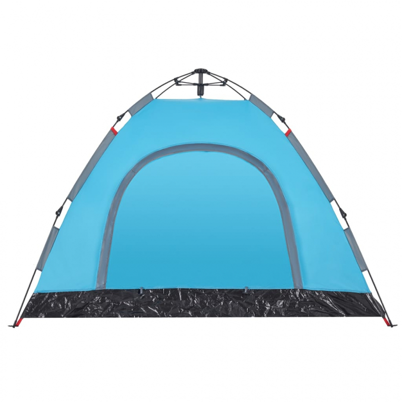 Campingzelt 3 Personen Blau Quick Release