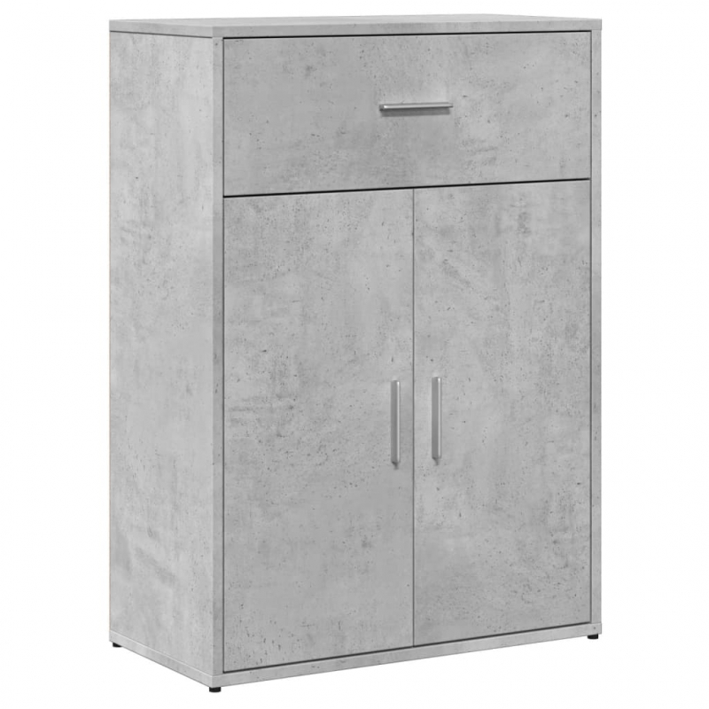 Sideboard Betongrau 60x30x84 cm Holzwerkstoff