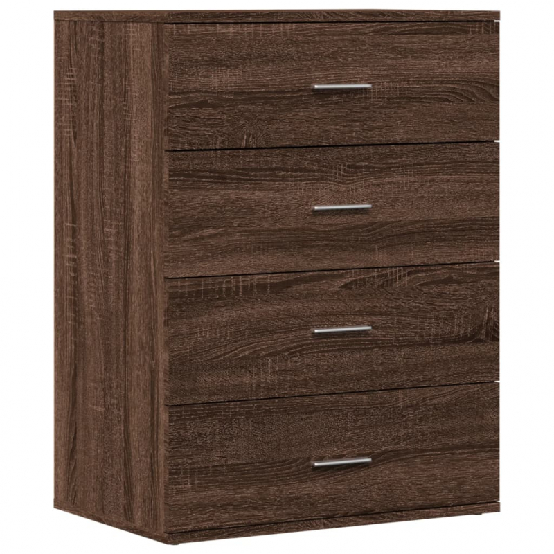 Sideboard Grau Sonoma 60x39x80 cm Holzwerkstoff