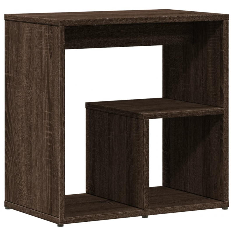 Beistelltische 2 Stk. Braun Eiche 50x30x50 cm Holzwerkstoff