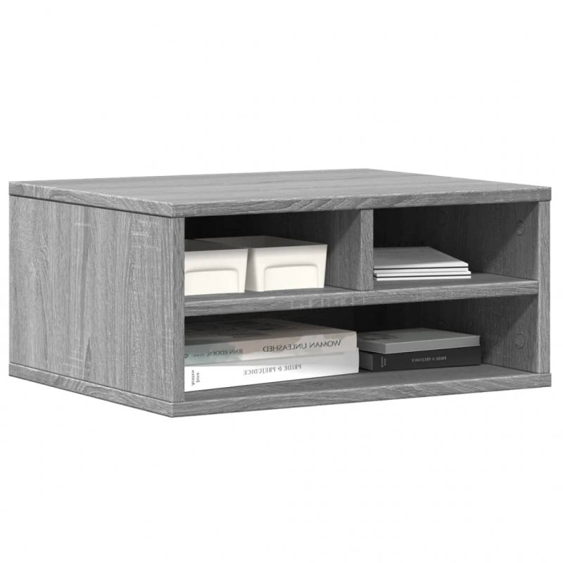 Druckerständer Grau Sonoma 49x40x22,5 cm Holzwerkstoff