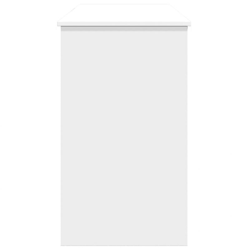 Schminktisch mit Spiegel Weiß 100x45x76 cm