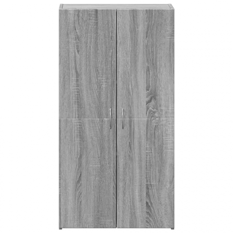 Aktenschrank Grau Sonoma 60x32x115 cm Holzwerkstoff