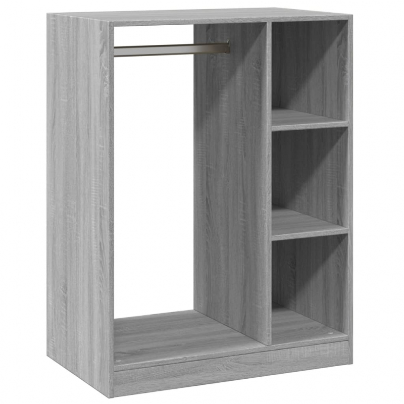 Kleiderschrank Räuchereiche 77x48x102 cm Holzwerkstoff