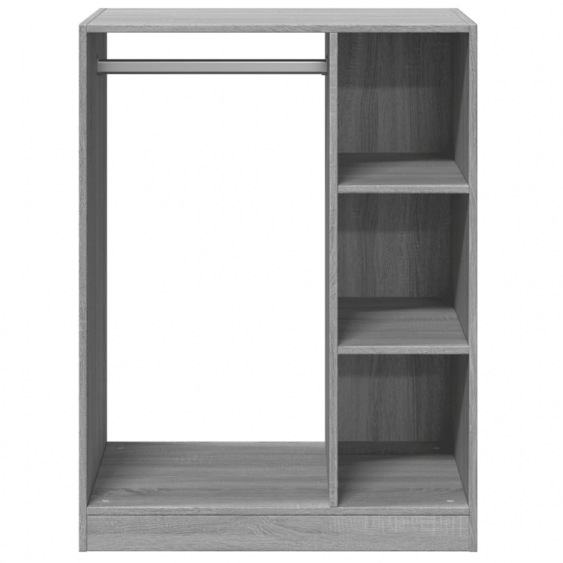 Kleiderschrank Räuchereiche 77x48x102 cm Holzwerkstoff