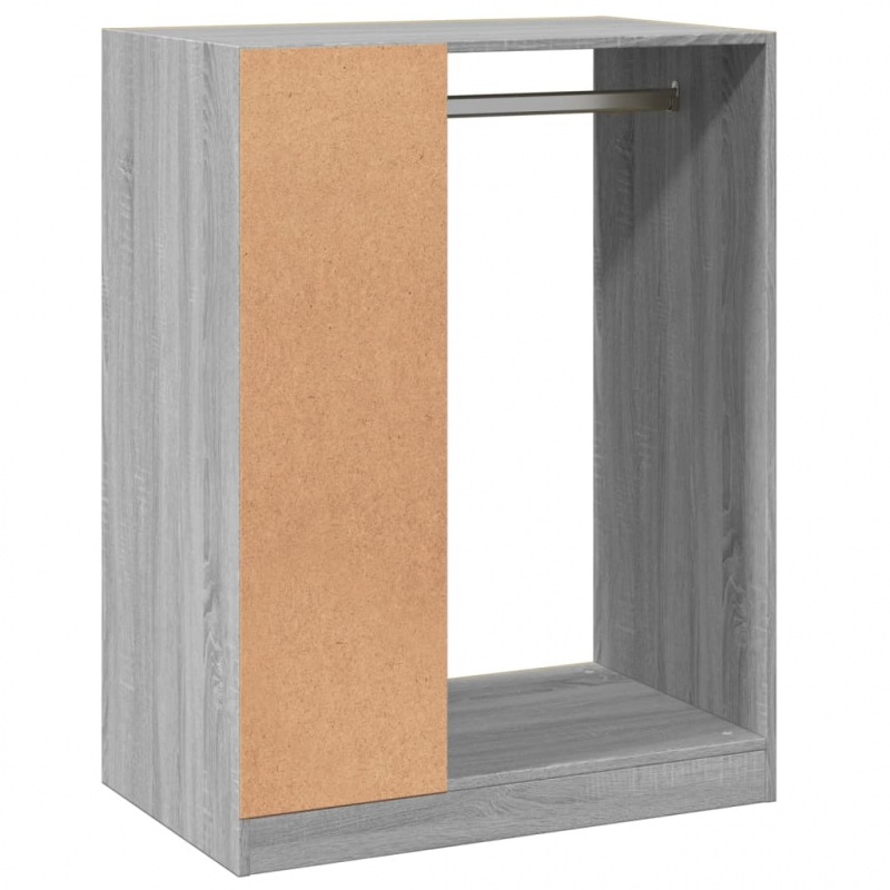 Kleiderschrank Räuchereiche 77x48x102 cm Holzwerkstoff