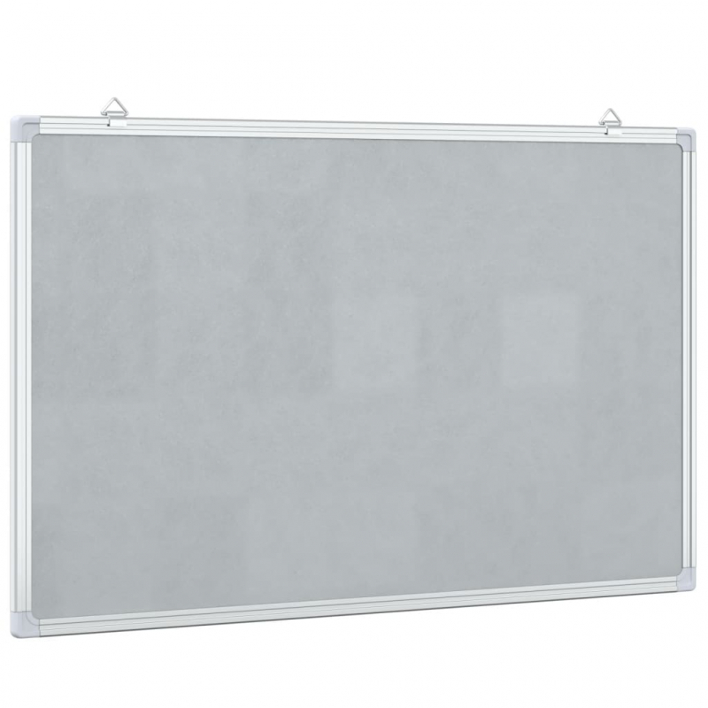 Magnetisches Whiteboard 80x50x1,7 cm Aluminium