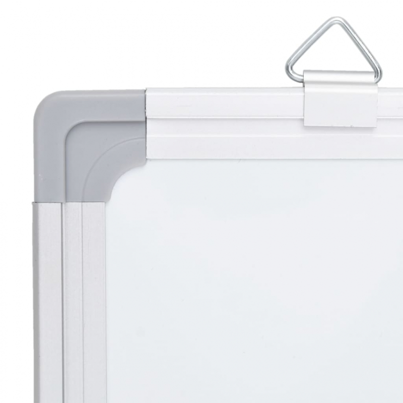 Magnetisches Whiteboard Klappbar 80x80x1,7 cm Aluminium