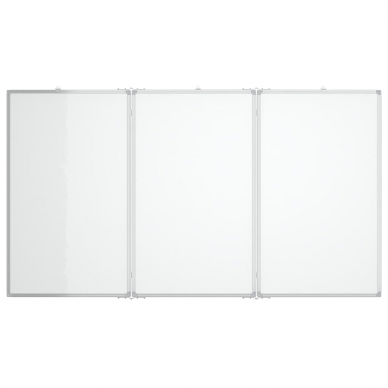 Magnetisches Whiteboard Klappbar 150x100x1,7 cm Aluminium