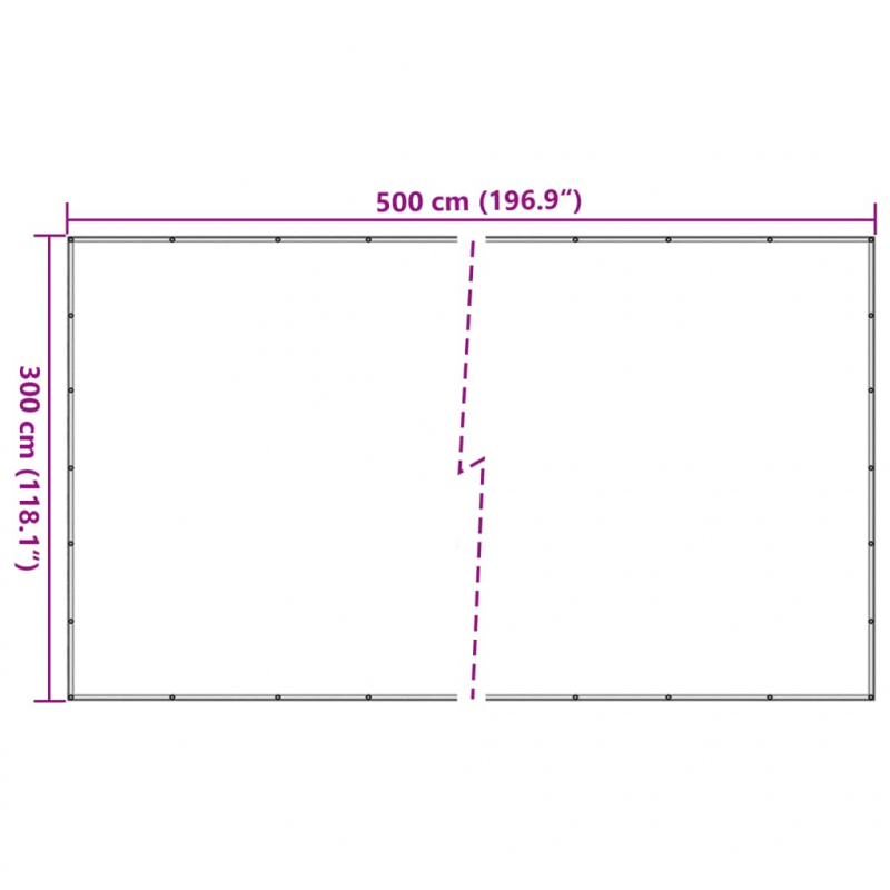 Anhängernetz Grün 3x5 m HDPE