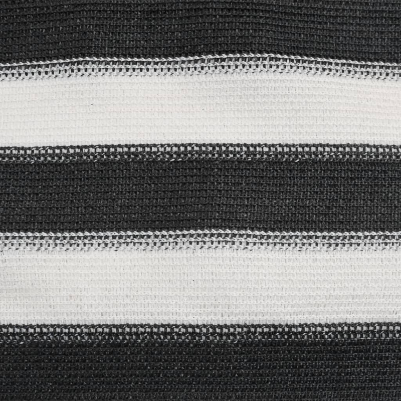 Zaunblende Anthrazit und Weiß 1x10 m HDPE 150 g/m²