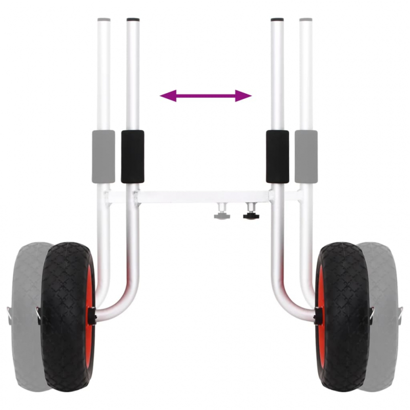 Kajak-Trolley 90 kg Aluminium