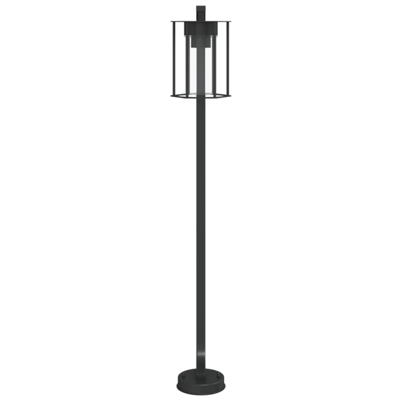 Wegeleuchten 3 Stk. Schwarz 100 cm Edelstahl