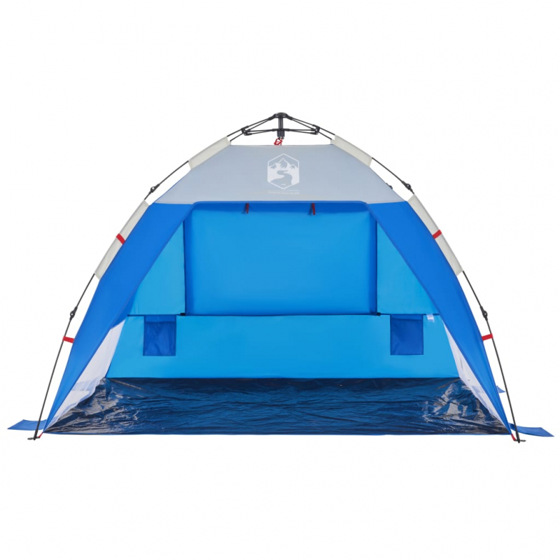 Strandzelt 2 Personen Azurblau Quick Release Wasserdicht