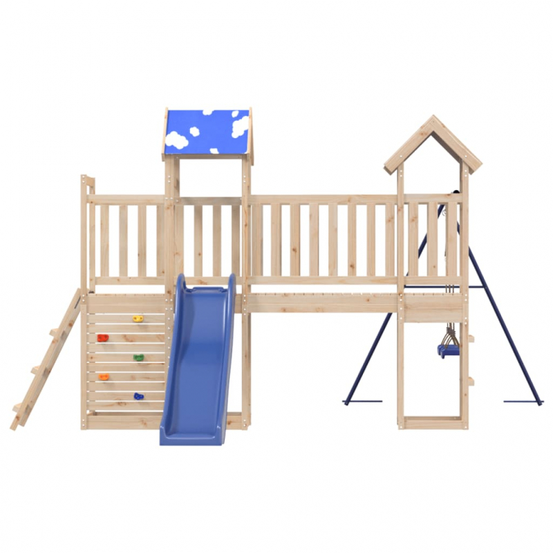 Spielturm Massivholz Kiefer