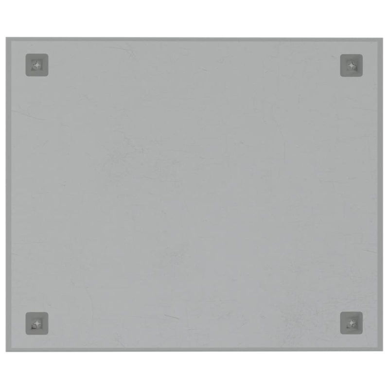 Magnettafel Wandmontage Weiß 60x50 cm Hartglas