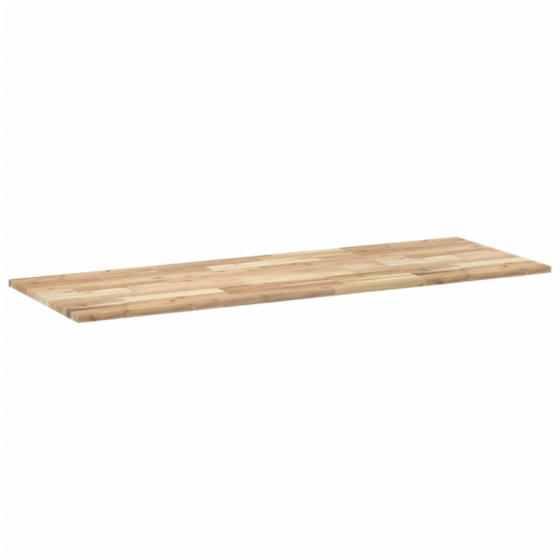 Waschtischplatte Unbehandelt 140x50x2 cm Massivholz Akazie