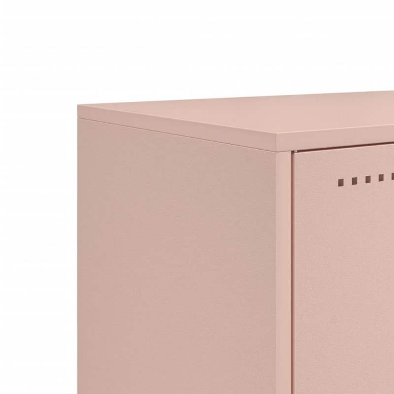 Highboard Rosa 36x39x123 cm Stahl