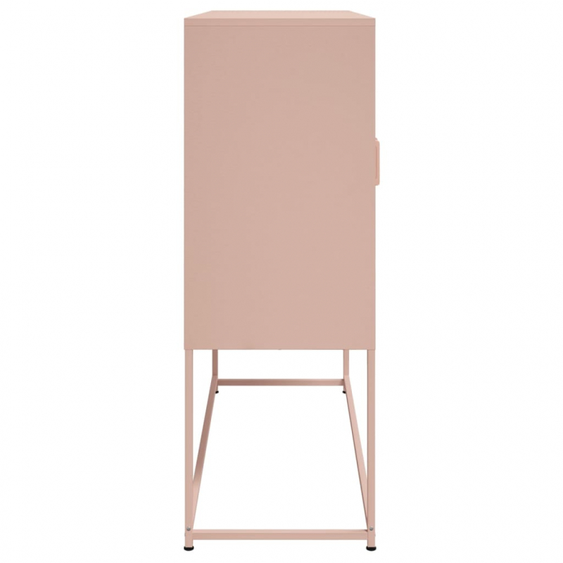 Highboard Rosa 100,5x39x107 cm Stahl
