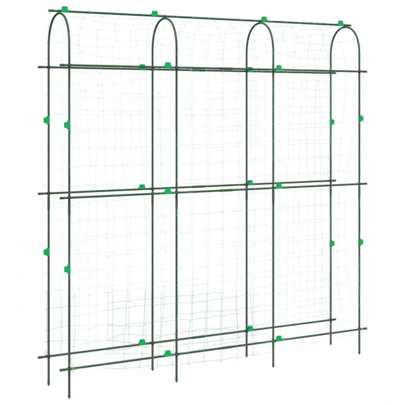 Pflanzennetz U-Rahmen 181x31x182,5 cm Stahl