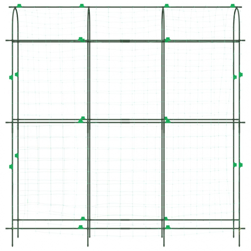 Pflanzennetz U-Rahmen 181x31x182,5 cm Stahl