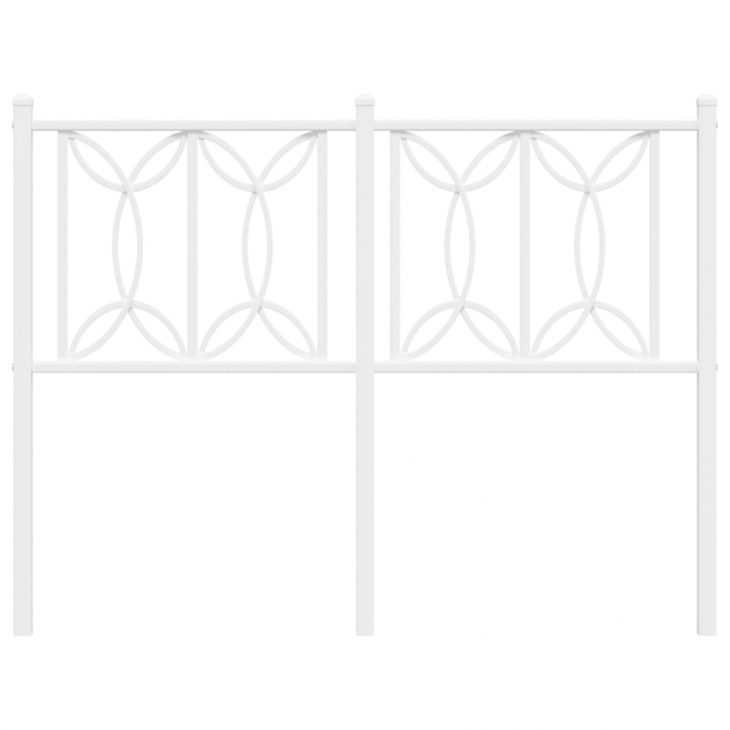 Kopfteil Metall Weiß 120 cm