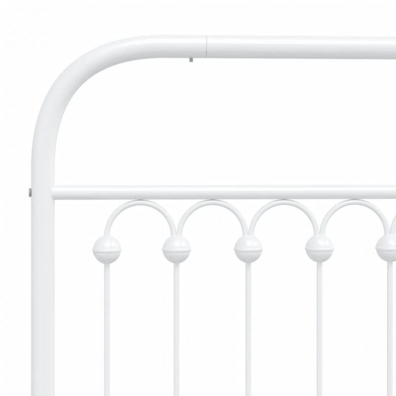 Kopfteil Metall Weiß 150 cm