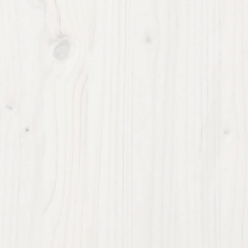 Pflanzkübel Weiß 100x40x50 cm Massivholz Kiefer
