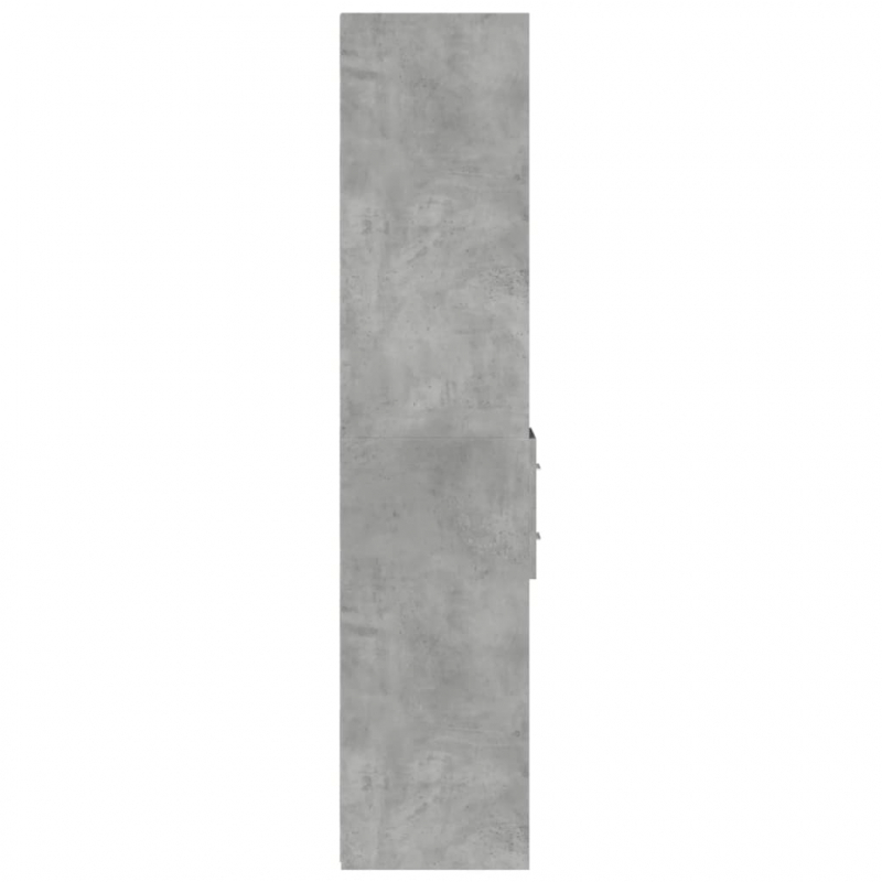 Highboard Betongrau 30x42,5x185 cm Holzwerkstoff