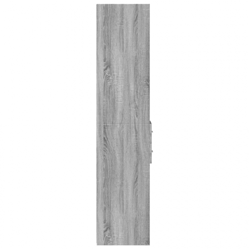 Highboard Grau Sonoma 30x42,5x185 cm Holzwerkstoff
